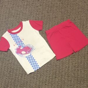 Marvel Spidey Red and White Kids' Tee And Shorts Size 6